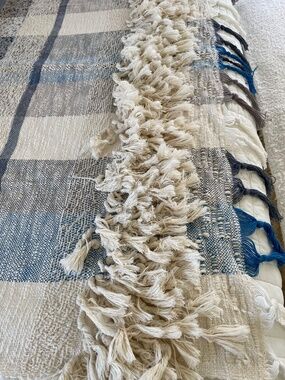 NWOT ~ All Roads Design Throw Blanket Anthropologie Bloomfield Fringe